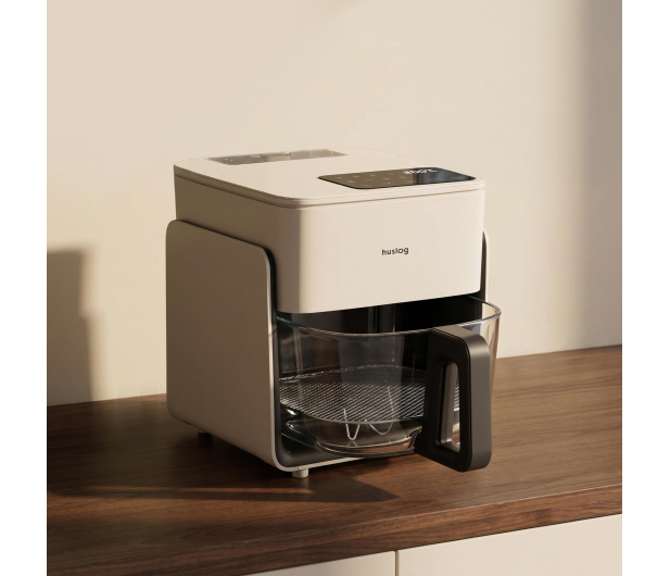 Huslog Air Fryer CrystalSteam szklany beżowy  4,2L - 1596764 - zdjęcie 8